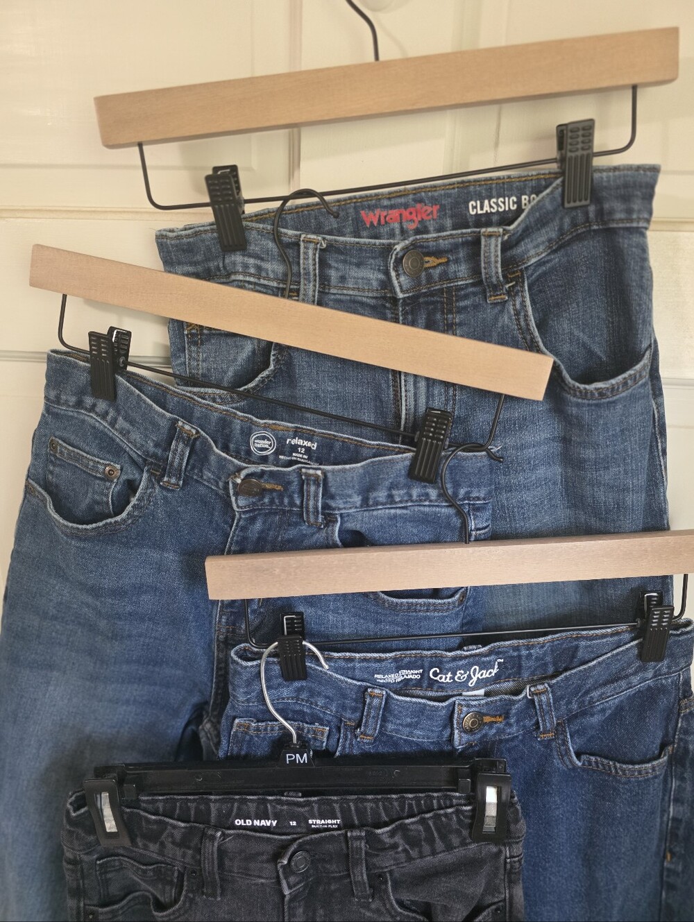 4 Pairs Boys Size 12 Straight Leg And Boot Cut Jeans